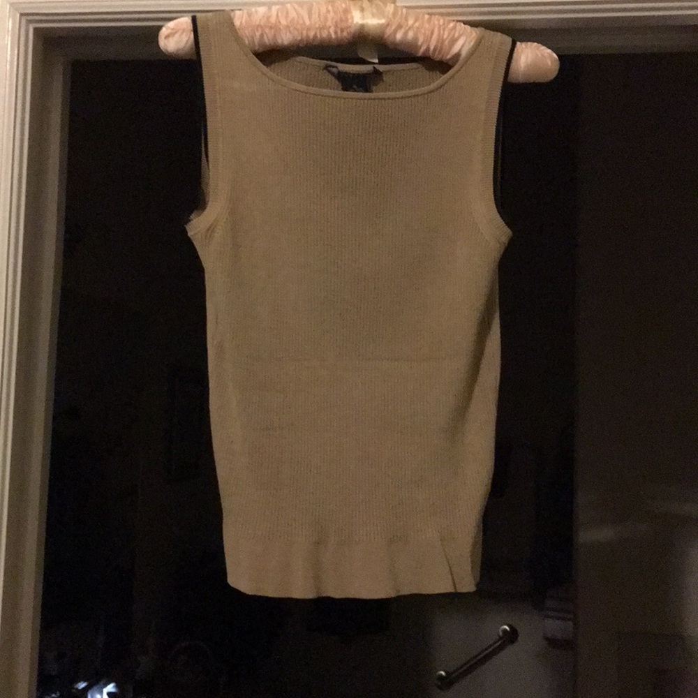 Silk tank with matching sweater